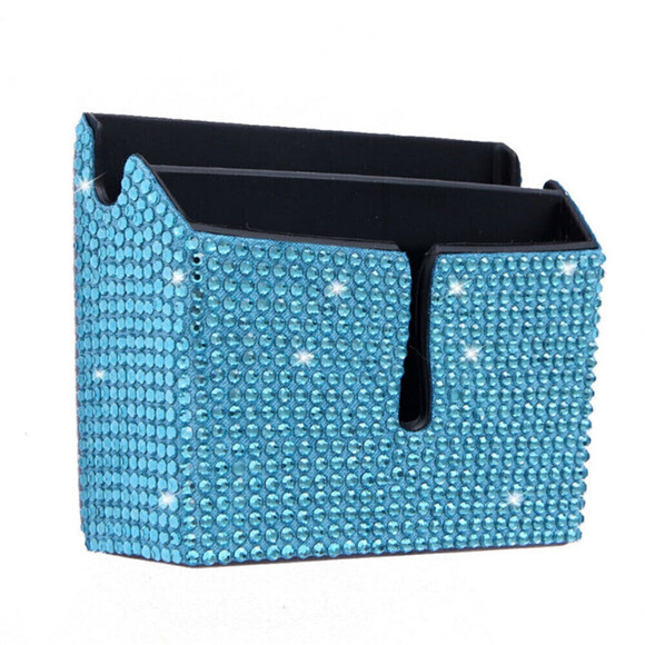 Car Storage Box In Blue - Picture 2 of 7